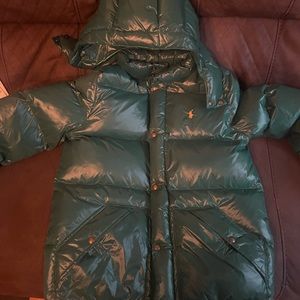 Green Ralph Lauren Coat Boys